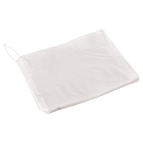 FLAT PAPER BAG WHITE 2 FLAT NO.75 LONG 500/PKT 243X165MM