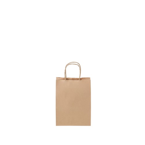 Paper Bag with Twist Handle Brown 205mm