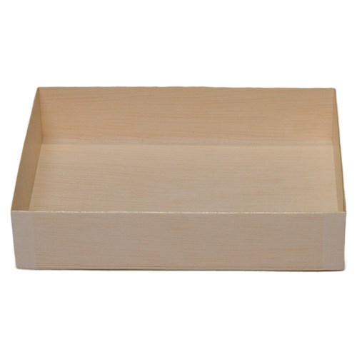 WOODEN VENEER BOX FOLD RECT 165X120X36MM 800/CTN