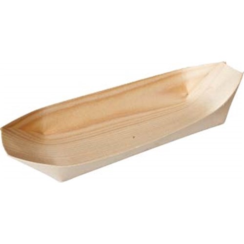 Biowood Wooden Oval Boat 60x45mm