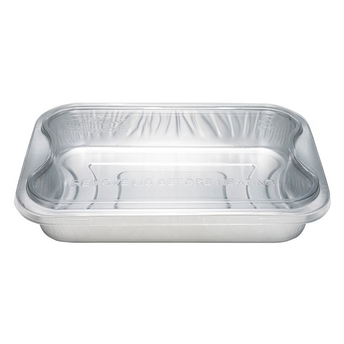 FOIL TRAY 2000ML SMOOTHWALL 293X193X50MM 344/CTN