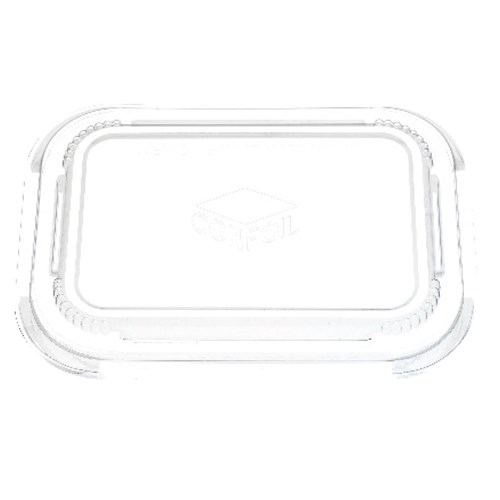 Meal Tray Clip On Lid Clr Suit Dp6060 300/Ctn