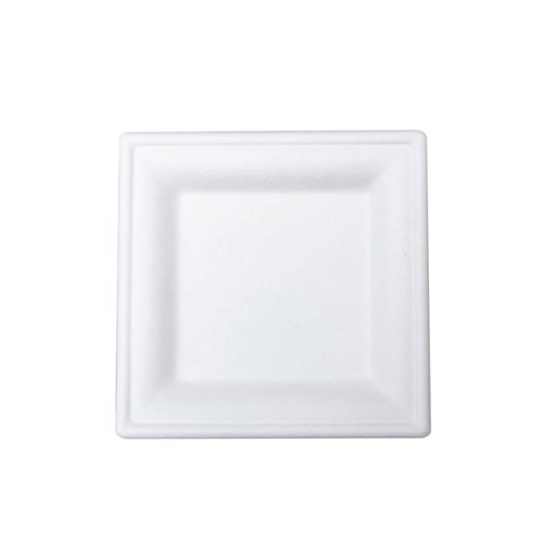 Square Plate Natural 160mm