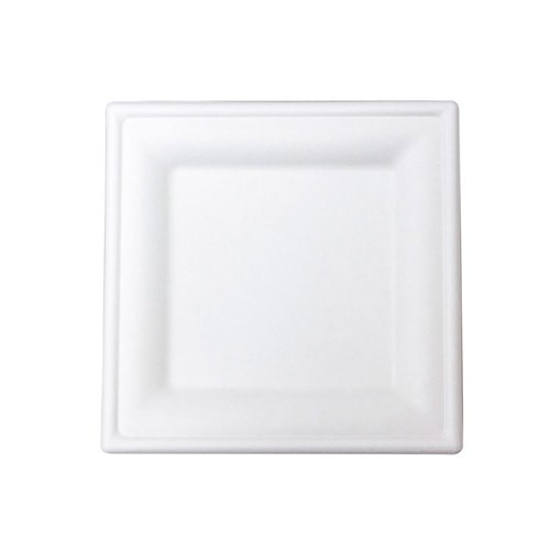 Square Plate Natural 200mm