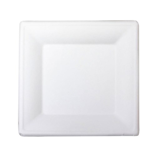 Square Plate Natural 200mm