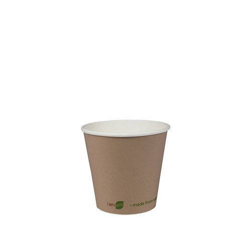 I AM ECO DOUBLE WALL CUP 240ML BROWN 500/CTN 8OZ