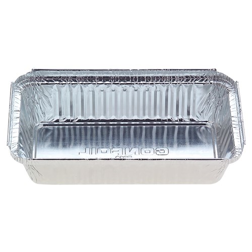 Shallow Rectangle Foil Takeaway Tray 184x106x38mm