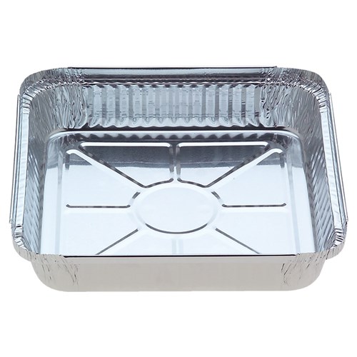 Square Multi-Serve Foil Takeaway Tray 228x228x36mm