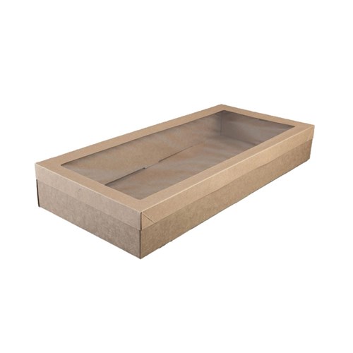 Catering Box Kraft Brown Large 558x252x80mm