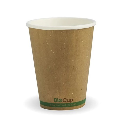 Biocup Double Wall 80Mm Kraft G.Stripe 8Oz 240Ml 50/Pkt (20)