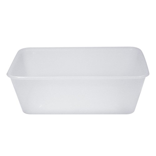 Plastic Freezer Grade Rectangle Container Opaque 750ml 