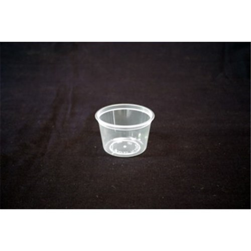 Plastic Round Container Clear 100ml 