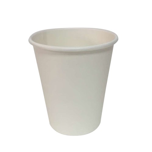 Smooth Single Wall Coffee Cup White 12oz 355ml