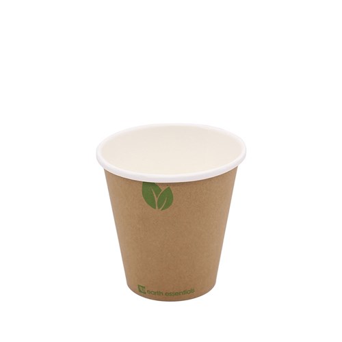 Single Wall Coffee Cup Kraft Brown 8oz 240ml