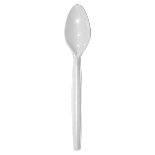 Plastic Teaspoon White