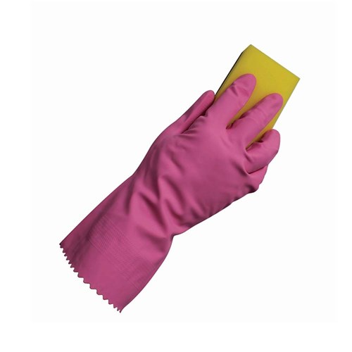 GLOVE PINK SILVERLINE 8.5 MED (144)