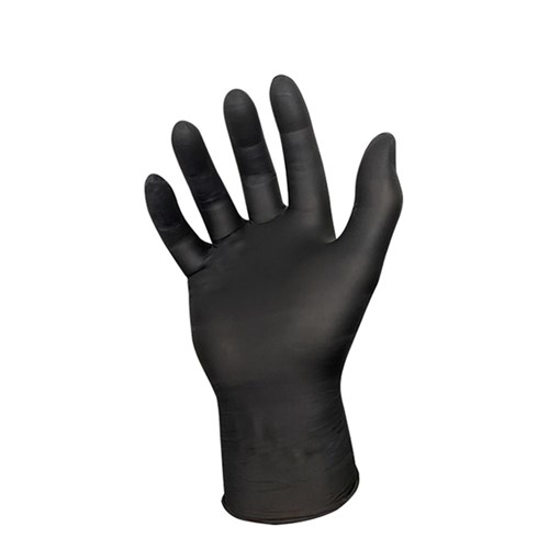 GLOVE NITRILE BLACK AIR SML 100/PKT POWDER FREE (10)