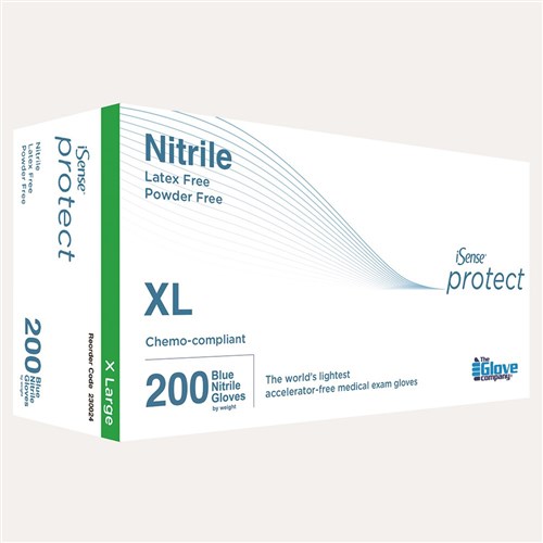 GLOVE NITRILE ISENSE PROTECT XL 200/PKT (10)