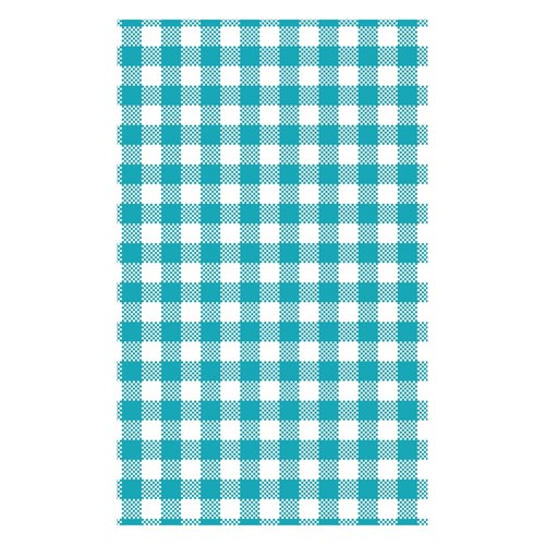 Greaseproof Deli Wrap Paper Gingham Teal 310mm  