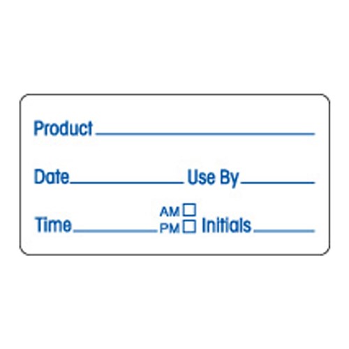 Removable Product Label 500/Roll