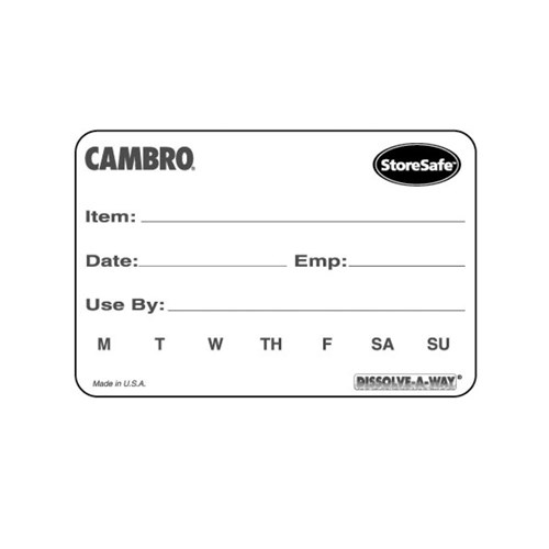 LABEL STORESAFE FOOD ROTATION 250/ROLL 50X76MM (6)