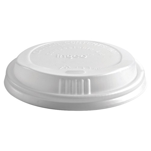 Biocup Coffee Cup Lid  White 