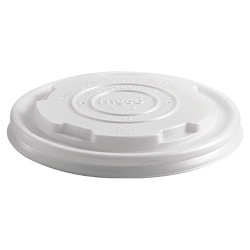 Opaque Flat Holed Lid 240ml