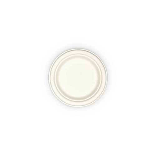 Sugarcane Round Plate White 180mm