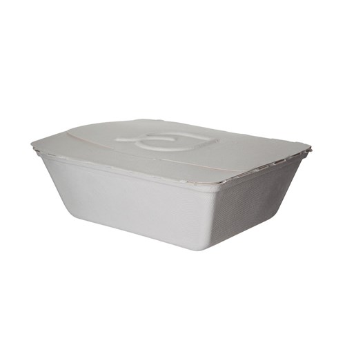 Folia Sugarcane Takeaway Container Extra Large 230mm