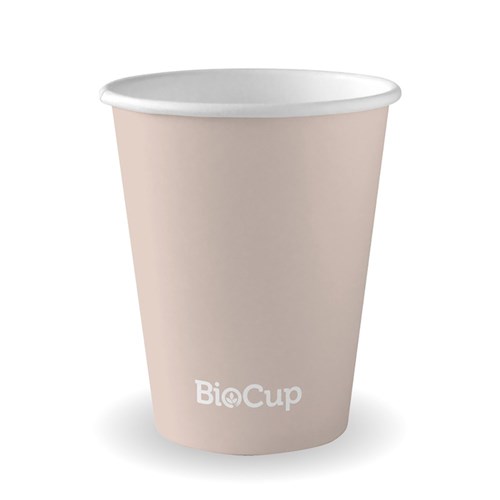 BioCup Aqueous Single Wall Cup Stone 8oz 280ml