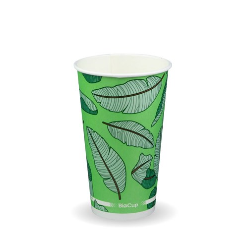 BioCup Cold Paper Cup Mixed Leaf 16oz 510ml