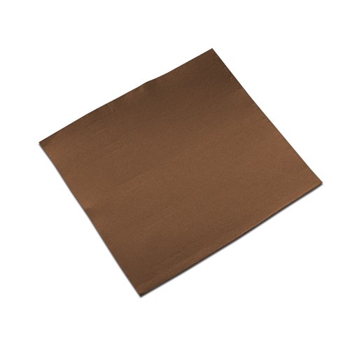 LISAH 2PLY DINNER NAPKIN QLTD CHOCOLATE 50/PKT (18)