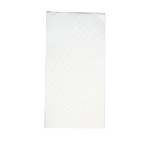 A La Carte Quilted Paper Dinner Napkin White 1/6 Fold 400x300mm 