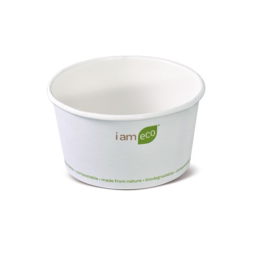 ECO BOWL 360ML WHT I AM ECO 500/CTN 12OZ