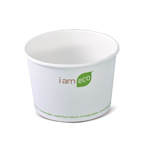 ECO BOWL 480ML WHT I AM ECO 500/CTN 16OZ