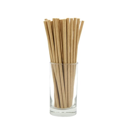 Paper Straw Kraft Regular 205mm