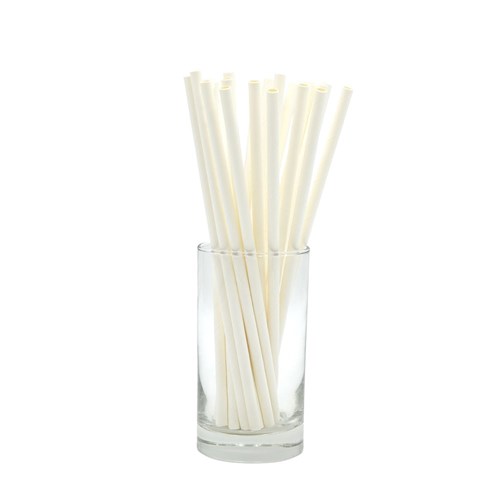 Paper Straw White Regular 205mm