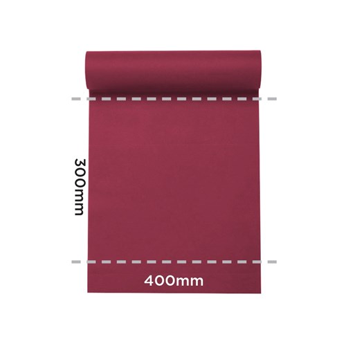 Lisah Paper Table Runner/ Placemat Raspberry 400mmx24m