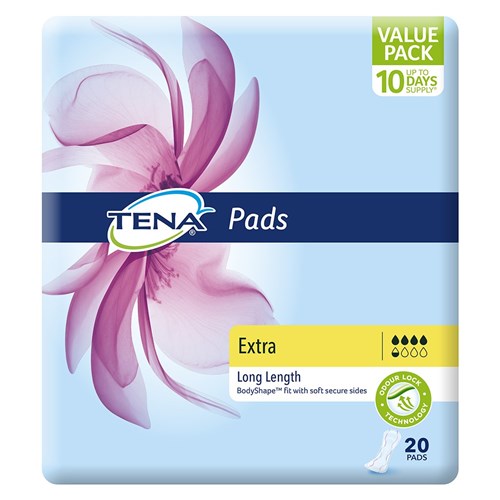 Tena Incontinence Pads Extra Long Length