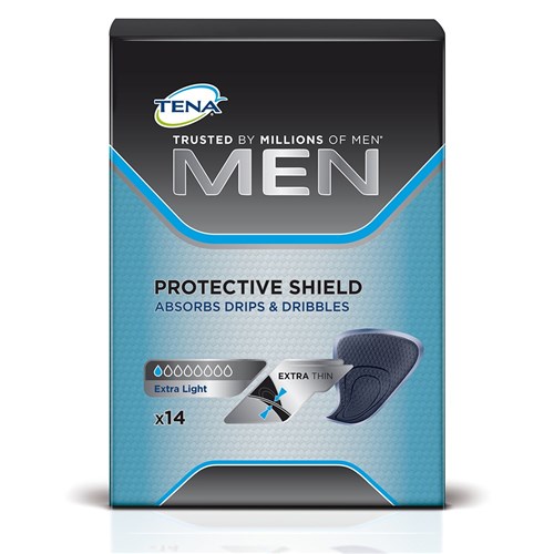 Tena Men Protective Shield Black Extra Thin