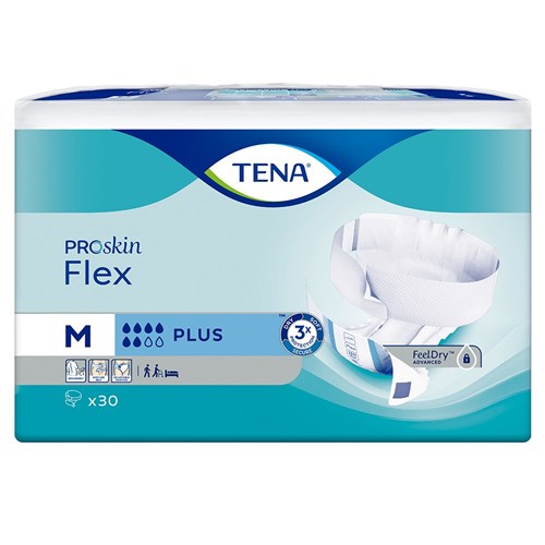 Tena Proskin Flex Plus Belted Brief Medium