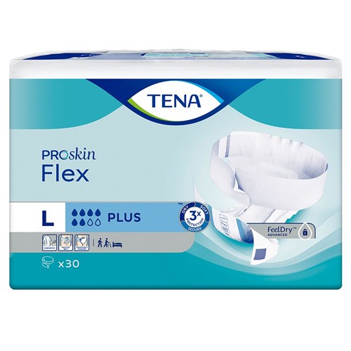 Tena Proskin Flex Plus Belted Brief Large