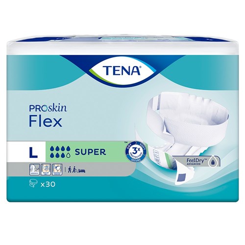 Tena Proskin Flex Super Belted Brief Large