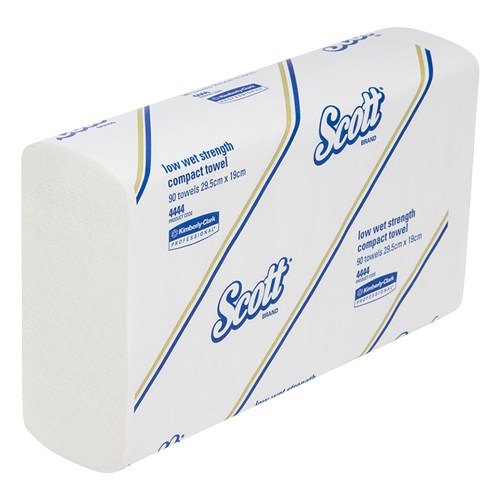 SCOTT LWS COMPACT HAND TOWEL 29.5X19CM 90SHX24PKT/CTN 4444