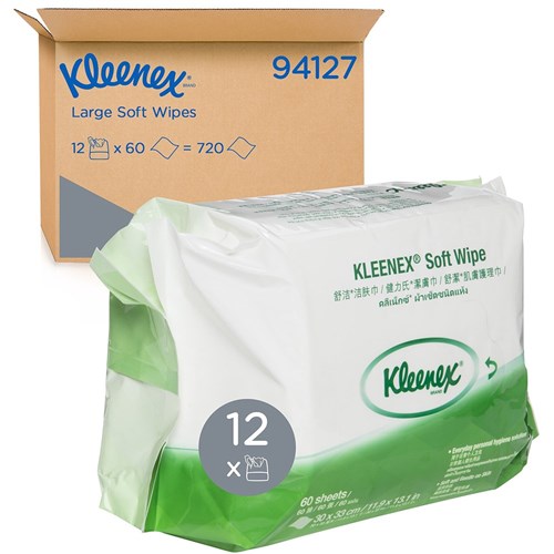 Kleenex Soft Dry Patient Wipes 94127