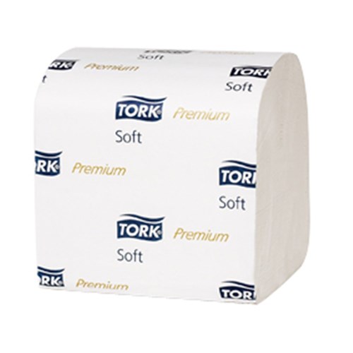 Premium Interfold Toilet Paper White 2ply 252/Sheets