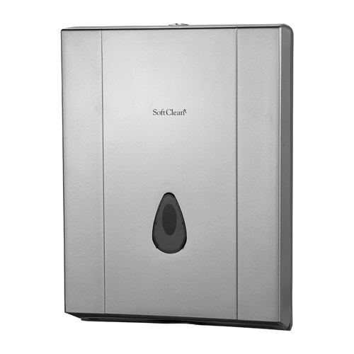 Slimfold Hand Towel Dispenser Metallic Grey 248mm