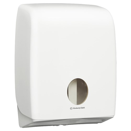 Interleaf Plastic Twin Toilet Tissue Dispenser White 317x147x407mm