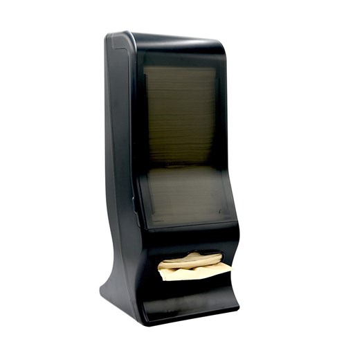 EziNap Plastic Napkin Dispenser with Tall Stand Black 529mm