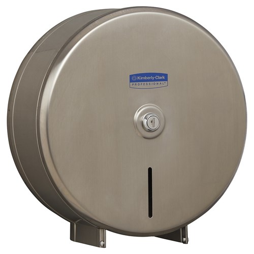 Stainless Steel Jumbo Toilet Roll Dispenser Silver 272x122x280mm